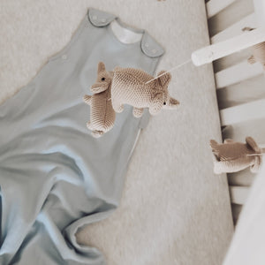 Sleeping bag baby bamboo linen